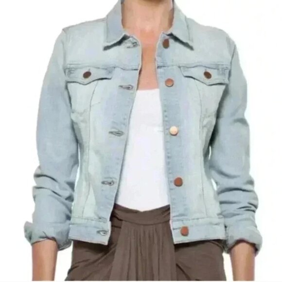 J brand atomic light blue denim jean jacket size Medium - Picture 1 of 8